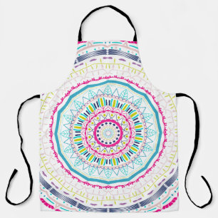Delantal mandala colorido