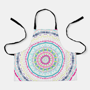 Delantal mandala colorido