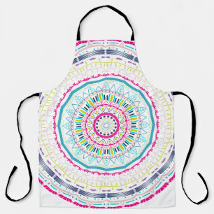 Delantal mandala colorido
