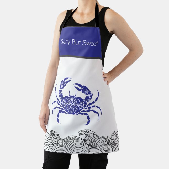 Delantal Mandala Crab Apron (in situ)