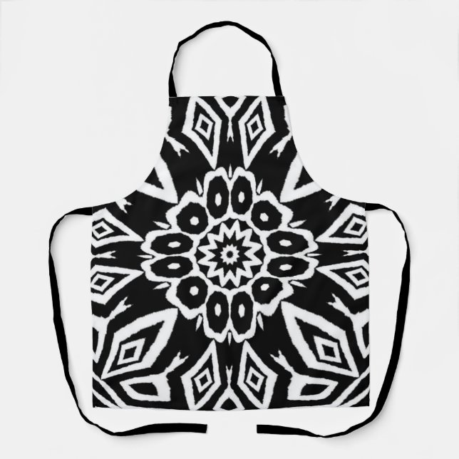Delantal Mandala de Medianoche (Anverso)