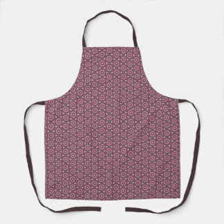 Delantal Mandalá de pluma rosa boho