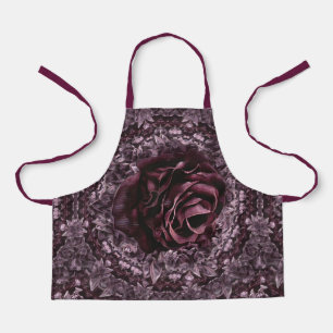 Delantal Mandala de rosa 