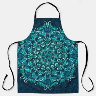 Delantal Mandala étnica azul. Copia de Raster