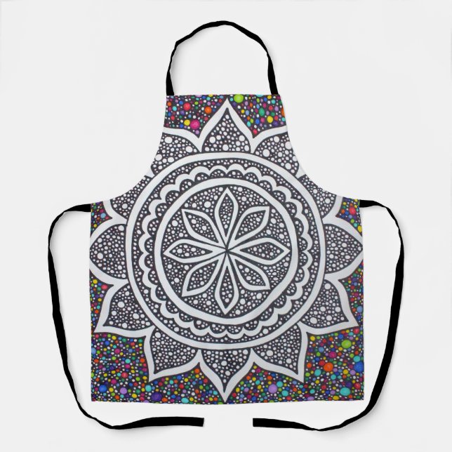 Delantal Mandala Mosaic 2025 (Anverso)