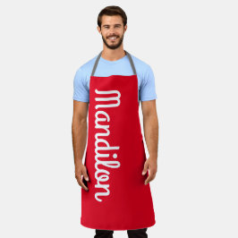 Delantal mandilon delantrojo