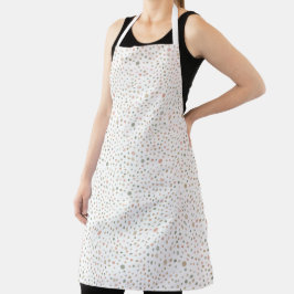 Delantal Mandy Confetti Watercolor Dots Kitchen Apron