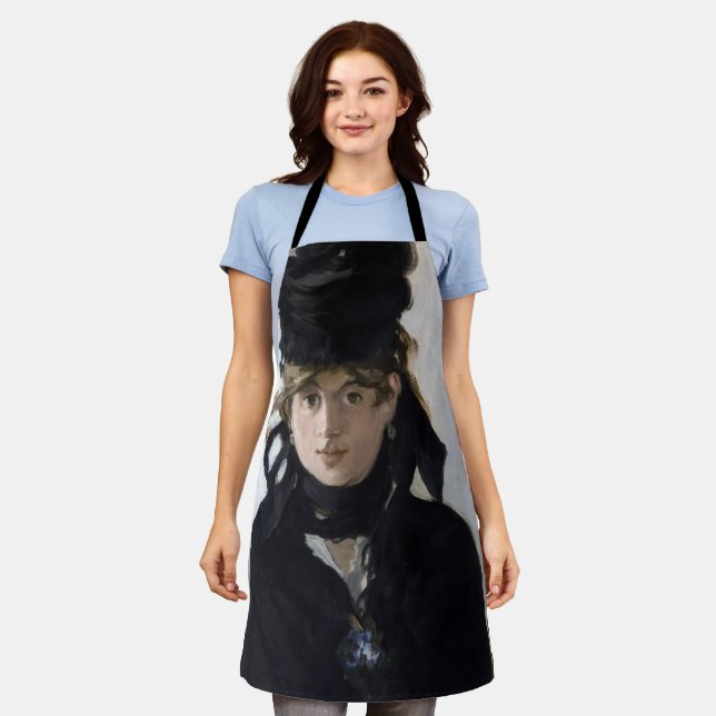 Delantal Manet - Berthe Morisot con un ramo de violetas (Gastado)