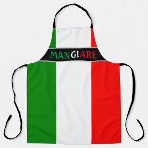 Delantal Mangiare Comer en italiano Cena