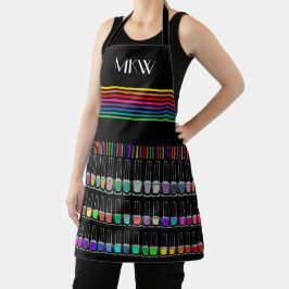 Delantal Manicure Nail Technician Apron