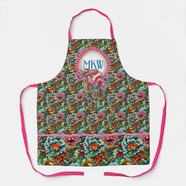 Delantal Manicure Nail Technician Apron (Anverso)