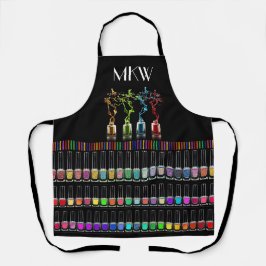 Delantal Manicure Nail Technician Apron