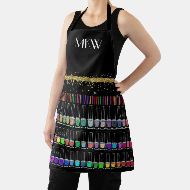 Delantal Manicure Nail Technician Apron (in situ)