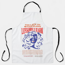 DELANTAL MANIPULATE LESSONS LEARN ALL-OVER PRINT APRON 