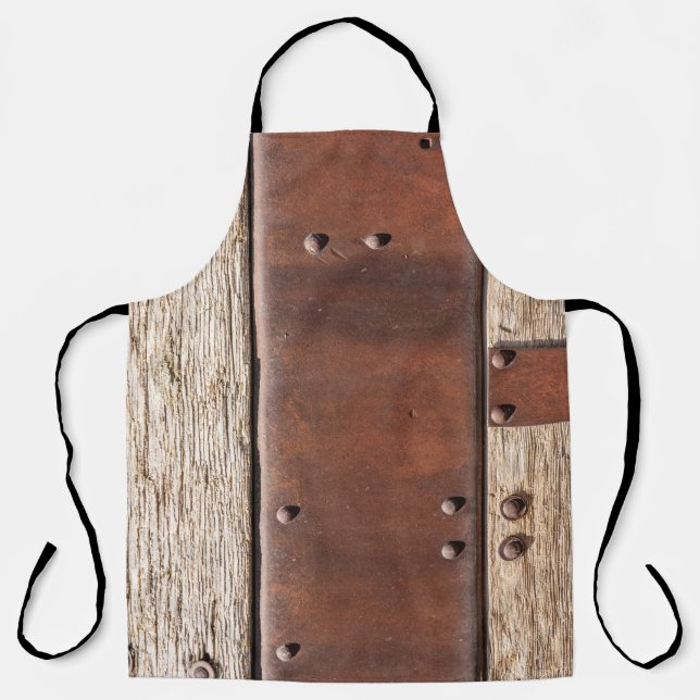 Delantal Manly apron Protection armor marrón (Anverso)