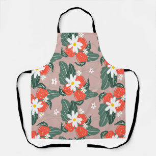 Delantal Mano del patrón de parche de recolección de fresas