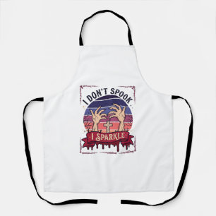 Delantal Manos de Zombie Brillantes de Spook Halloween Sang