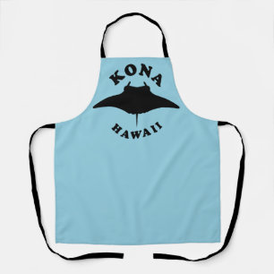 Delantal Manta Ray buceando en Kona, Hawaii