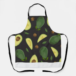 Delantal Mantel de tela de aguacate