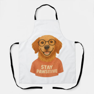 Delantal Mantén la pata positiva