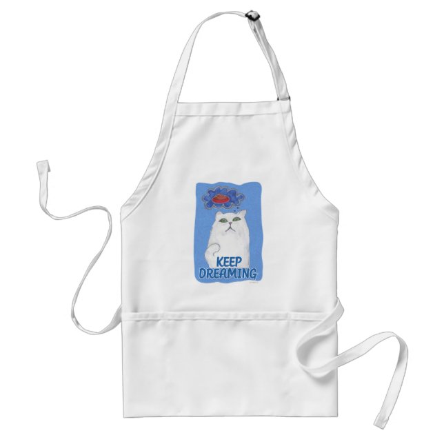 Delantal Mantener el Ilustracion del Personalizado del gato (Frente)