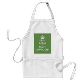 Delantal Mantener la calma y hacer Kombucha Apron