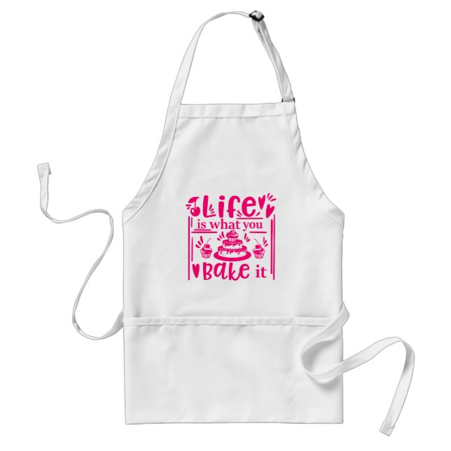 Delantal Mantener o diseñar el suyo propio - Apron (Frente)