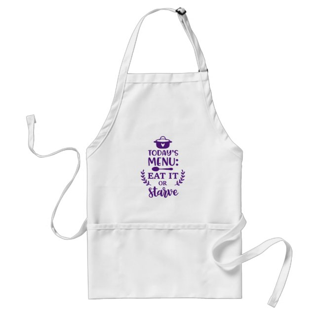 Delantal Mantener o diseñar el suyo propio - Apron (Frente)