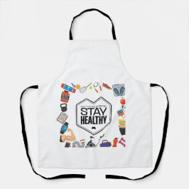 Delantal mantener un diseño motivacional saludable