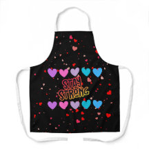 Mantente fuerte en la tipografía