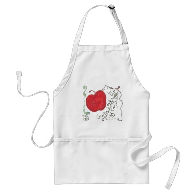 Delantal manzana Blanca Nieves  (Frente)