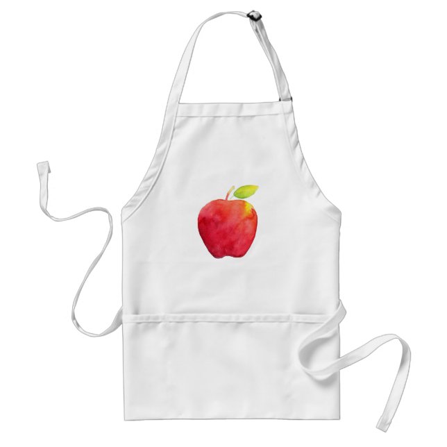 Delantal Manzana de agua roja (Frente)