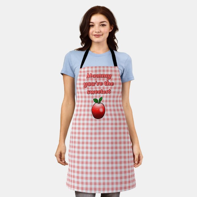 Delantal Manzana Roja Más Dulce (Gastado)