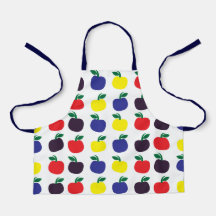 Manzanas coloridas Frutos Niños