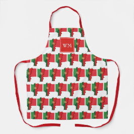 Delantal MAPA DE BANDERAS PORTUGAL | Inicial | Portugués