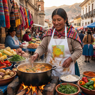 Delantal Mapa de Bolivia con ciudades y fronteras