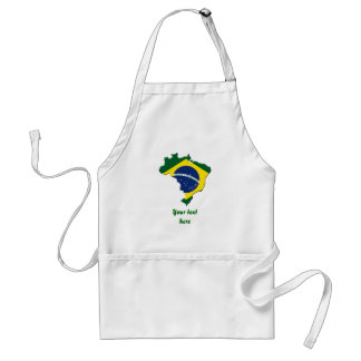 Delantal Mapa de Brasil