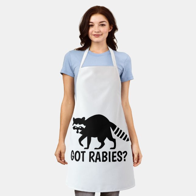 Delantal Mapache con Rabia (Gastado)