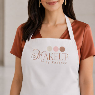 Delantal Maquilladora moderna elegante personalizada