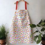 Delantal Máquina de Gumbal con espuma de goma arcoiris colo<br><div class="desc">Una mezcla de arcoíris vivos y coloridos de caramelos de goma de burbujas es el regalo para este delantal infantil juguetón. Personalice con el nombre de su propio hijo y observe cómo sus ojos brillan mientras abren su regalo!</div>