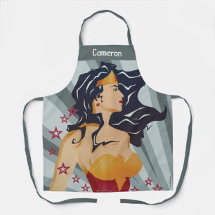 Delantal Maravilla de sol de perfil retro mujer
