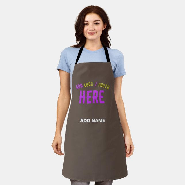 DELANTAL MARCA VERIFICADA DE CAFÉ DE PERSONALIZABLE ESTILO  (Gastado)