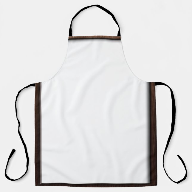 Delantal Marco de madera de marco fotográfico (Anverso)