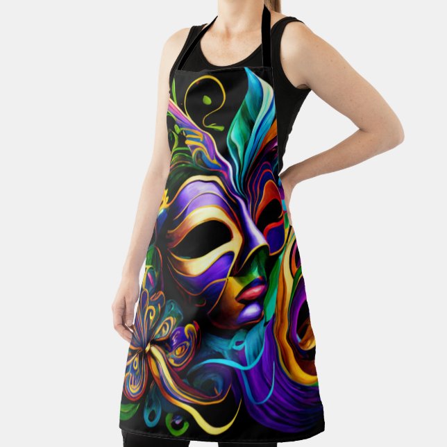 Delantal Mardi Gras Nueva Orleans (in situ)