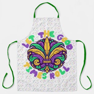 Delantal Mardi Gras Que pasen los buenos tiempos