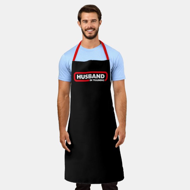 Delantal Marido en entrenamiento - Apron divertida para Hub (Gastado)
