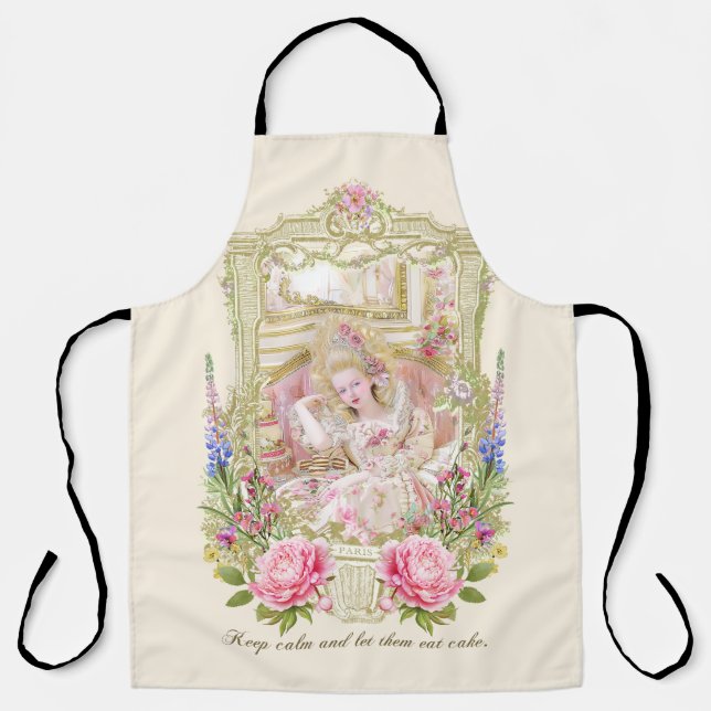 Delantal Marie Antoinette let them eat cake Apron (Anverso)