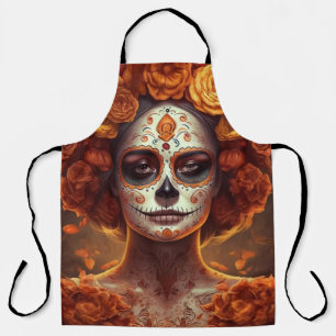 Delantal Marigold Catrina Día de los Muertos