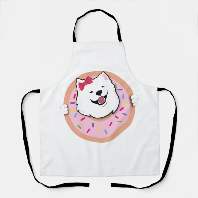 Delantal ¡Marioneta en un donut! (Anverso)