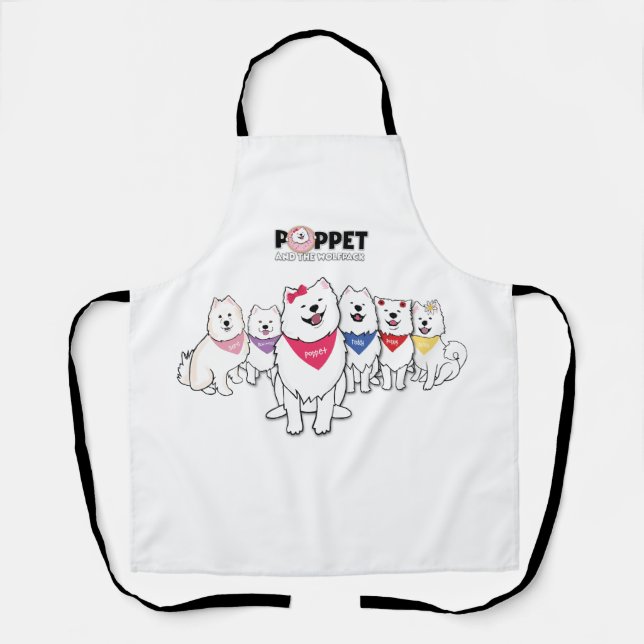 Delantal Marioneta y pandilla (Anverso)